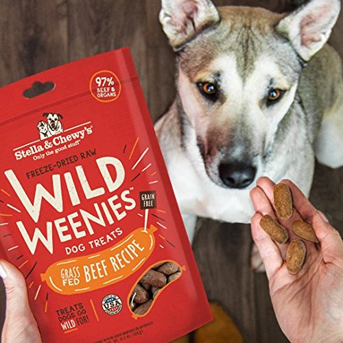 Stella & Chewy's Freeze-Dried Raw Beef Wild Weenies Dog Treats, 11.5 oz bag