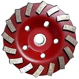 Integra 5” Concrete Turbo Diamond Grinding Cup Wheel for Angle Grinder 16 Segs
