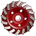 Integra 5” Concrete Turbo Diamond Grinding Cup Wheel for Angle Grinder 16 Segs