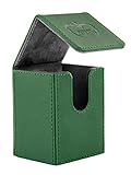 Flip Deck Case 80+ XenoSkin Standard Size Green Card Game