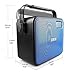 30W PA system, MAONO Wireless Karaoke Machine with Two Wireless Handheld Microphones for Christmas Adults Kids FM Radio (Blue)