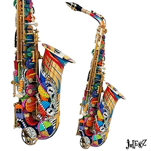 Colorful Alto Saxophone by Juleez Hand Painted Musical Instrument Buy