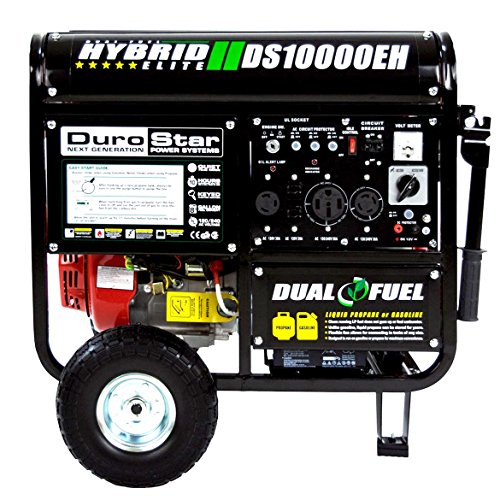 DuroMax XP10000EH, 8000 Running Watts/10000 Starting Watts, Dual Fuel