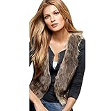 Tonsee Sleeveless Coat Outerwear Long Hair Jacket Waistcoat
