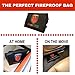 INFERNOSHIELD Fireproof Document Bags - Strong, Portable Waterproof Pouch Box with Zipper, Velcro Closure - File Protector, Holder, Containers, Organizer for Home, Office, Travel - Black, 11x4x15 Inch