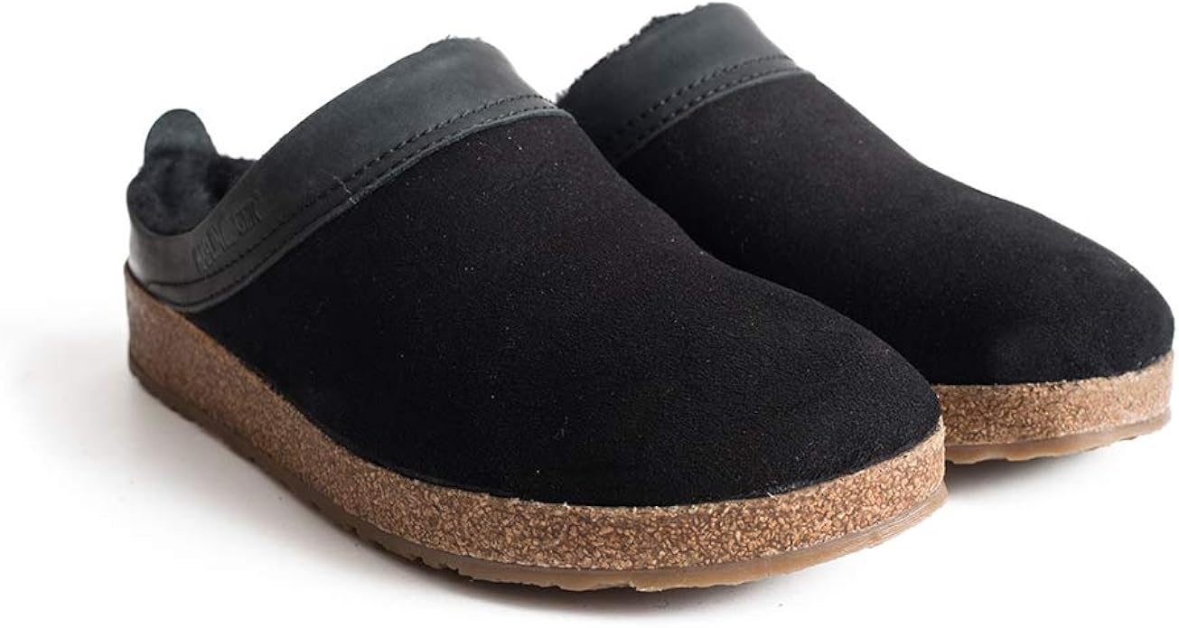 haflinger leather clogs