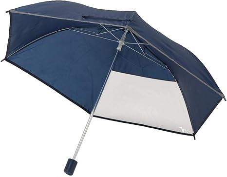 Amazon Co Jp Geecle Japan 子供用 折りたたみ傘 トップレス 窓付き ネイビー 6本骨 50cm H 618 ホーム キッチン