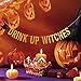 Gold Drink Up Witches Banner Halloween Bachelorette Witches Banner Witches Halloween Party Banners for Witch Bachelorette Party Decorations