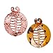 Fenteer 2pcs Chic Women's Banana Fish Hair Clips Comb Grip Clasp Plastic Ponytail Holder Red Brown