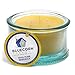 3-Wick Unscented Bluecorn Beeswax Candle in Glass - 100% Pure Beeswax Candles Handmade in Colorado