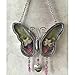 KOLIN Grandma Butterfly Suncatcher Gifts, Mothers Day Granny Birthday Gifts Presents from Grandson Granddaughter Real Flower Heart Charm Wind Chimes Window Ornaments