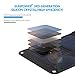 iNiCE 28W Solar 2-port USB Phone Charger Sunpower Portable Waterproof Panel with QC 3.0 Quick Charger Output for Cell Phone, iPhone,iPad, Samsung,Camera and More(Foldable, Black)