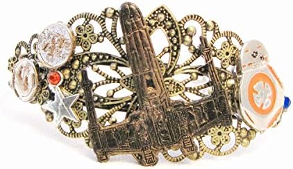Steampunk Sci Fi Rebels Metal Cuff Bracelet Cosplay