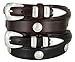 Buffalo Nickel & Indian Nickel Concho Oil Tanned Leather Ranger Belt