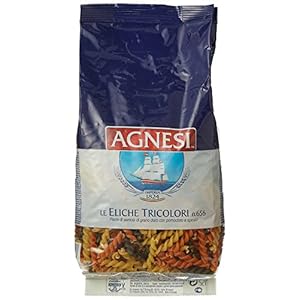 Agnesi Eliche Tricolor Pasta, 500g