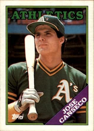 Amazon.com: 1988 Topps Baseball Card #370 Jose Canseco Mint