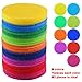 SIQUK 63 Pieces Carpet Markers Hook and Loop Carpet Marker for Classroom, 9 Colors