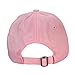 DALIX Unisex Youth Childrens Cotton Cap Adjustable Plain Hat - Unstructured (Pink)