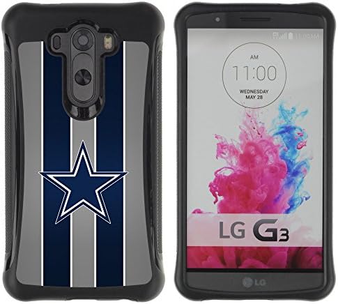 God Garden@ Dallas Cowboy Football Rugged Hybrid Armor Slim Protection Case Cover Shell For LG G3 D858