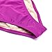 Dixperfect Two Pieces Bikini Sets Swimsuit Low Scoop Crop Top High Waisted Cheeky Bottom (L, Hot Pink)