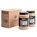 Organic Stone-Ground Whole Sesame Tahini Paste, Unhulled, Unsalted, Non-GMO, Gluten-Free, Kosher, Vegan, USDA Organic, Peanut-Free, 14 Ounce (2-Pack)