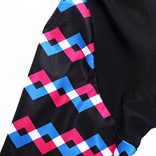 Cycling Bib Shorts Women Bike Bicycle Bib Short with 3D Gel Pad Black L