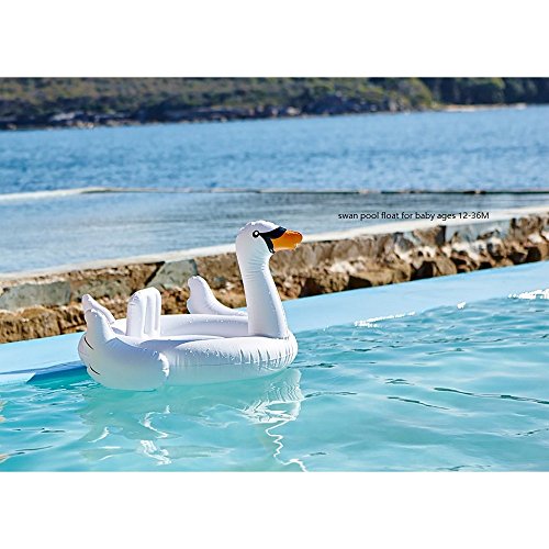 image for WISHTIME Swim Rings Swan Pool Float HQ17004(2017 Pool Floating Swimmin