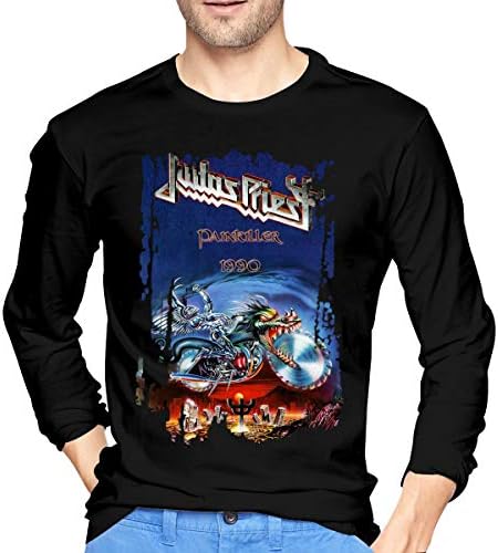LilianR Judas Priest Painkiller Men's Long Sleeve T-Shirts Black