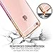 Salawat for iPhone 6 Plus Case, Clear iPhone 6s Plus Case Cute Anti Scratch Slim Phone Case Cover Reinforced TPU Bumper Shock Absorption Protective Case for iPhone 6/6s Plus 5.5inch (Orange Pink)