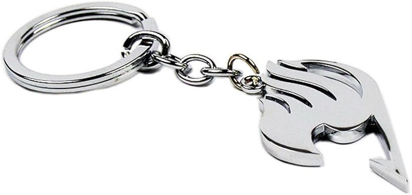 Amazon Com Anime Fairy Tail Guild Logo Natsu Dragneel Llavero Colgante Jewelry