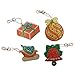 DIY Diamond Painting Keychains, Special Shaped Christmas Diamond Painting Ornaments, Small Diamond Art for Kids and Adult Beginners (4pcs)