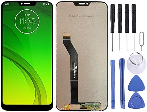 Screen Replacement Parts LCD Screen and Digitizer Full Assembly Replacement LCD Repair Broken LCD for Motorola MOTO G7 Power (Black) (Color : Black)