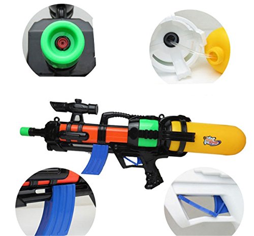 BININBOX 26" Length Big Super Shoot Soaker Squirt Games Water Gun Pistol Random Color