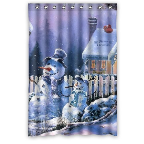 Snowman Shower Curtain Sets • Comfy Christmas