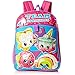 Shopkins Girls' 5 Pc Backpack Set, Blue