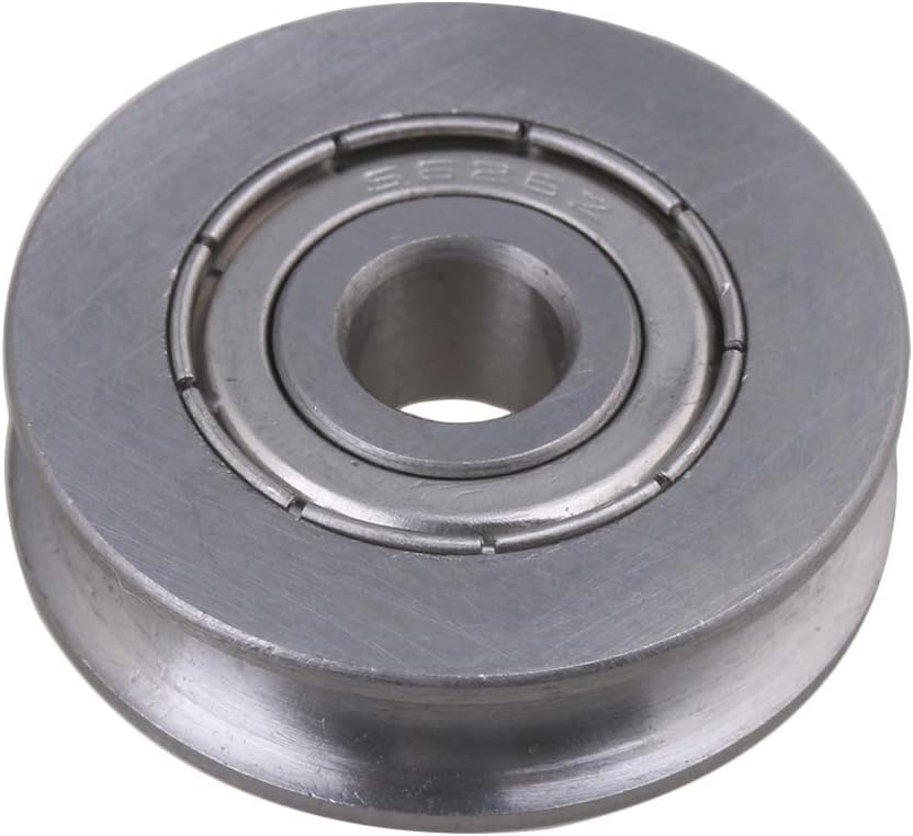 6 x 25 x 7mm U geformte 440C Edelstahl versiegelte Führungsrolle