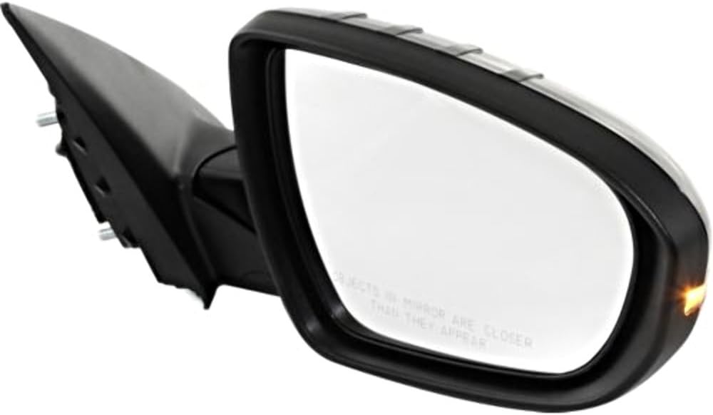 BAP Fits 12-13 Optima Right Pass Mirror Pwr Non-Painted w/Heat,Signal,Power Folding