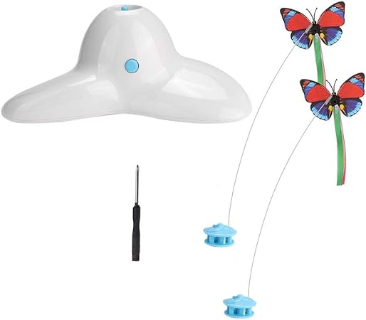 butterfly cat toy wand