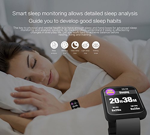 image for Choosebuy Bluetooth Smart Watch, Color Touch Screen IP67 Watchproof Sp