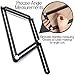 Geldy Tools Multi Angle Measuring Ruler Aluminum Alloy Template Tool | Premium Metal Screws | General Measurement Layout Nook Scale | Measures All Angles For Professional DIY Wood Tile Flooring