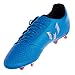 adidas Performance Kids' Messi 16.3 Firm Ground Soccer Cleats, Shock Blue/Matte Silver/Black, 5 M US Big Kid