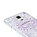 MOLLYCOOCLE Galaxy Note 4 Case, [3 pcs] Color Clear Totem Flower Pattern Design PC Hard Plastic Back Cover Skin Shell Cover for Samsung Galaxy Note 4