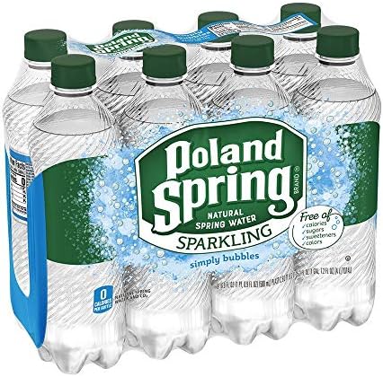 Poland Spring Sparkling Water, Simply Bubbles, 16.9 fl oz