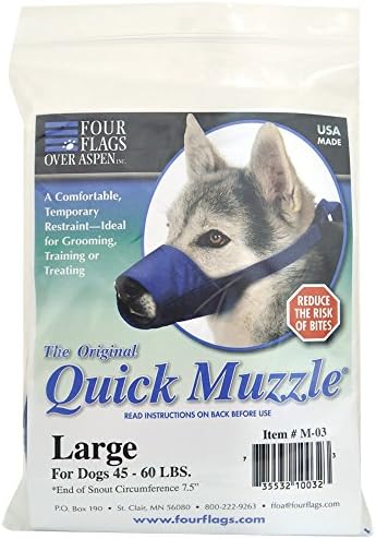 Nylon Quick Muzzle for Dogs Large