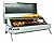 Camco Olympian 5500 Stainless Steel Portable Propane Gas Grill with RV Mounting Bracket and Folding Legs for Tabletop Use (57305)