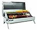 Camco Olympian 6500 Stainless Steel Portable Gas Grill Connects to Low Pressure Supply On RV, Includes RV Mounting Bracket and Folding Tabletop Legs - 316