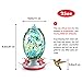 Muse Garden Glass Humming Bird Feeders for Outdoors - 27OZ Blown Glass Hummingbird Feeder - Unique Gift for Mom Gardeners Women, Outdoors Hanging Garden Decor, Includes Ant Moat & Brush, Starry Night