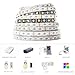 BTF-LIGHTING 5050 RGBW RGB+Cool White(6000K-7000K) 4 Colors in 1 LED Tape Light DC12V 5m 16.4ft 60LED/m Multi-Colored IP65 White 12mm PCB for Bedroom Kitchen Home Decoration(No Adapter or Controller)