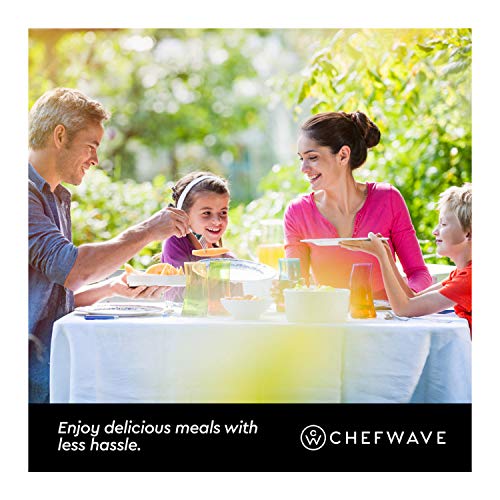 ChefWave CW-IC01 1800W Portable Induction Countertop Burner - Bonus 10" Copper Frying Pan - 20 Power/Temp Settings Digital LCD Touch Kitchen Cooktop Electric Cooker - Energy Efficient, Safety Lock