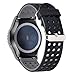 22mm Silicone Quick Release SmartWatch Bands for Moto 360 2 46mm/Samsung Gear S3/LG G Watch W100,R W110,Urbane W150/Pebble Time & Time Steel(Black/Gray)